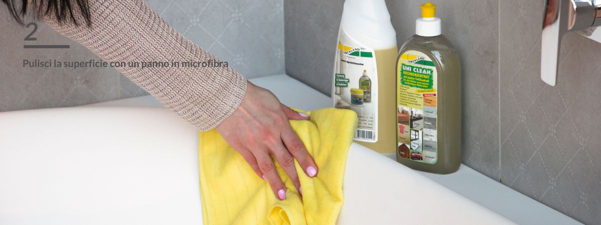 Pulisci con un panno